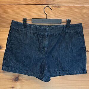LOFT Dark Denim Shorts - 12